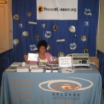 CALCASA's Display booth at the 2009 National SA Conference